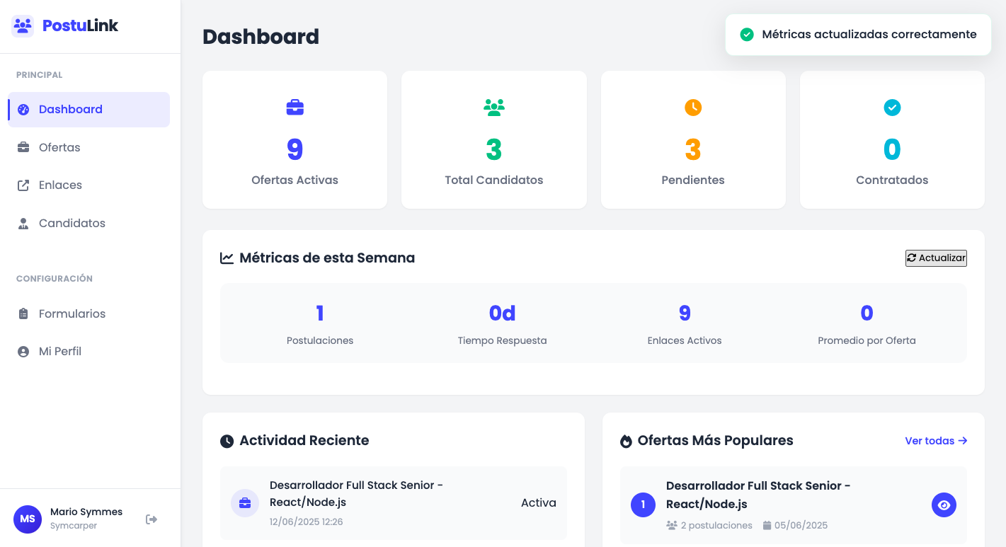 Mario Symmes - Fundador de PostuLink